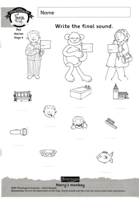 Literacy Edition Storyworlds Stage 6, Animal World, Workbook-9780435091750