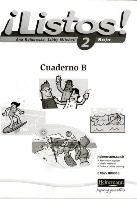 Listos!  2 Rojo Workbook (Pack of 8)-9780435429645