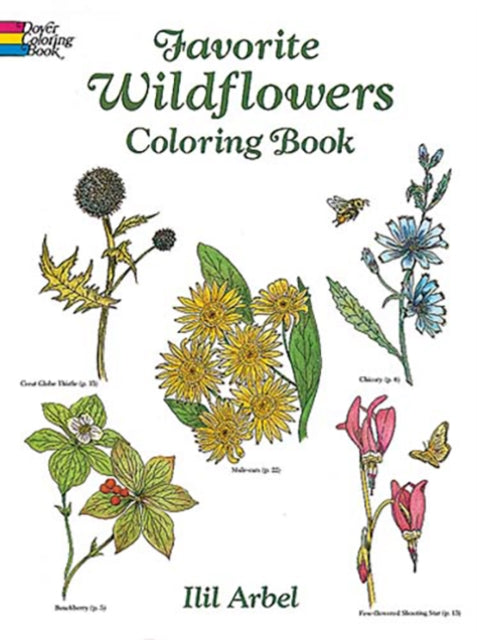 Favourite Wildflowers Colouring Book-9780486267296