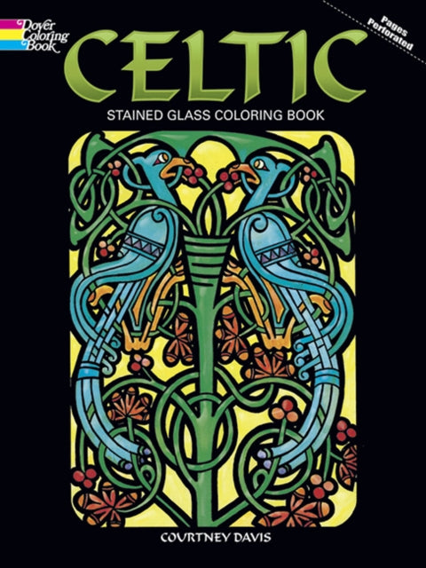 Celtic Stained Glass Coloring Book-9780486274560