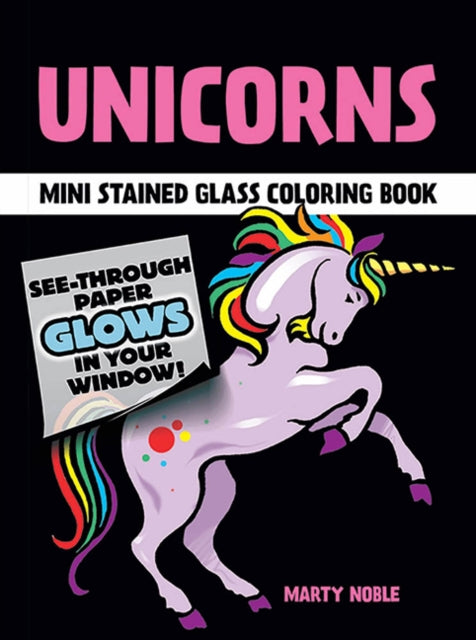 Unicorns Stained Glass Colouring Book-9780486409702