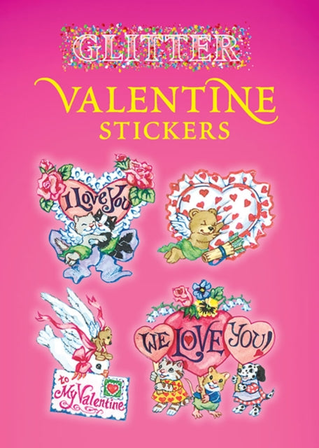 Glitter Valentine Stickers-9780486438559