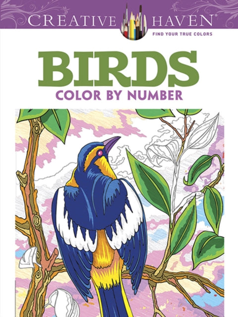 Creative Haven Birds Color by Number Coloring Book-9780486798578