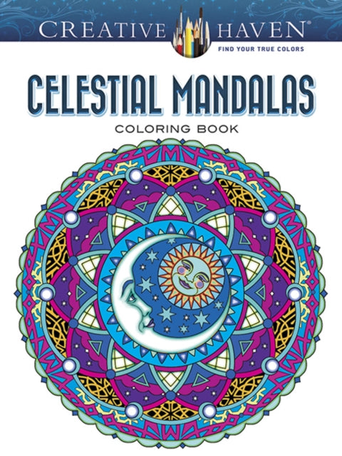 Creative Haven Celestial Mandalas Coloring Book-9780486804804