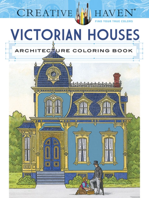 Creative Haven Victorian Houses Architecture Coloring Book-9780486807942