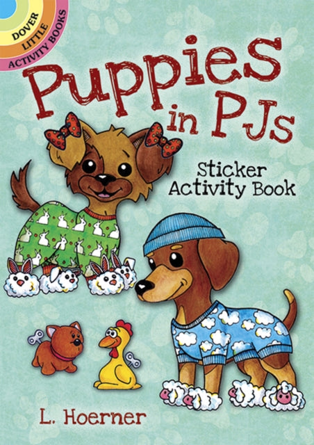 Puppies in PJs Sticker Activity Book-9780486824079