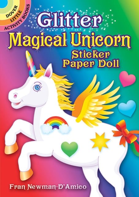Glitter Magical Unicorn Sticker Paper Doll-9780486841298