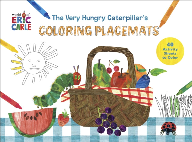 The Very Hungry Coloring Placemats : 40 Activity Sheets to Color-9780593582404