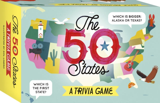 The 50 States: A Trivia Game : Test your knowledge of the 50 states!-9780711290334