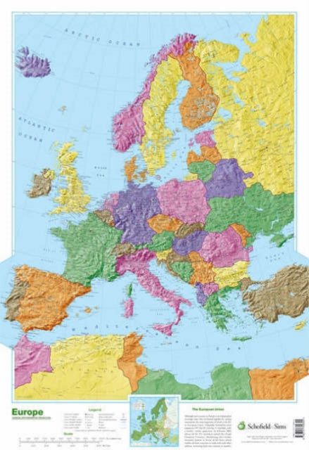 Map of Europe-9780721709345