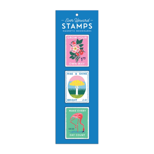 Ever Upward Stamps Shaped Magnetic Bookmarks-9780735367388