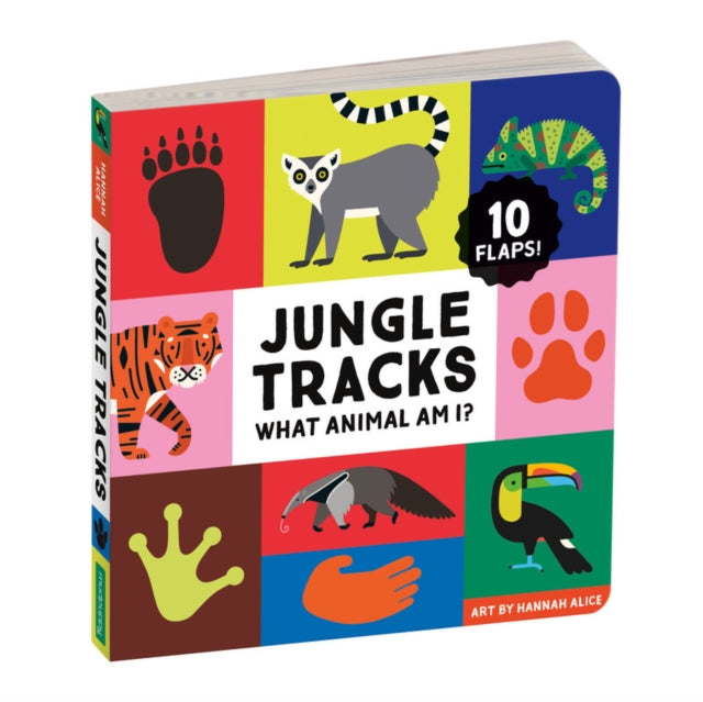 Jungle Tracks Lift-the-Flap Board Book-9780735374690
