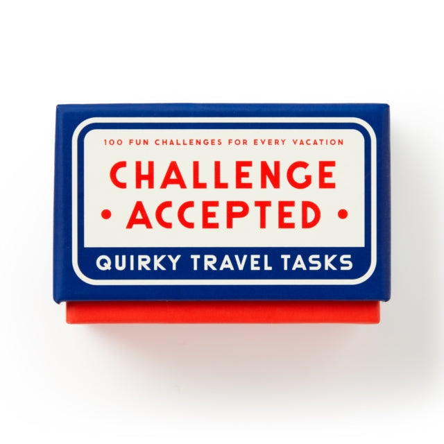 Challenge Accepted Travel Tasks Card Deck-9780735381124