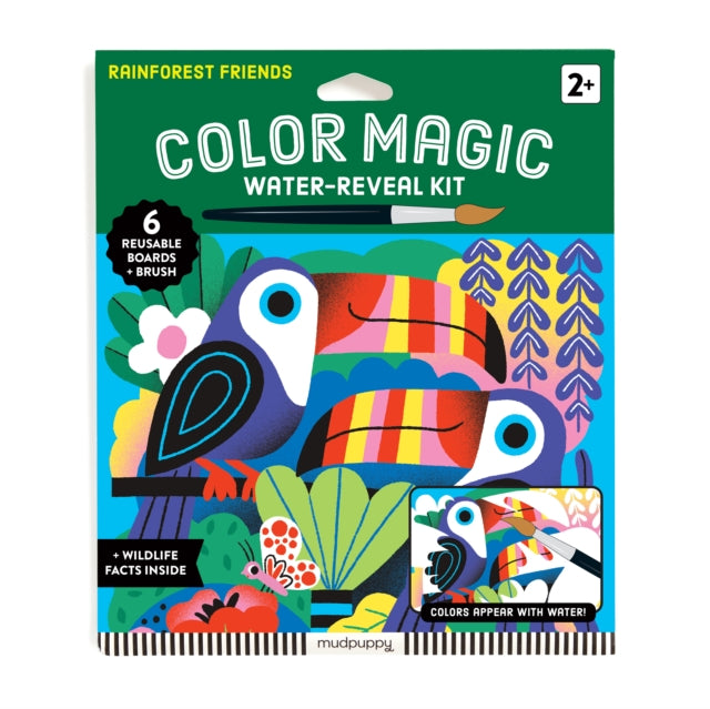 Rainforest Friends Color Magic Water-Reveal Kit-9780735384439