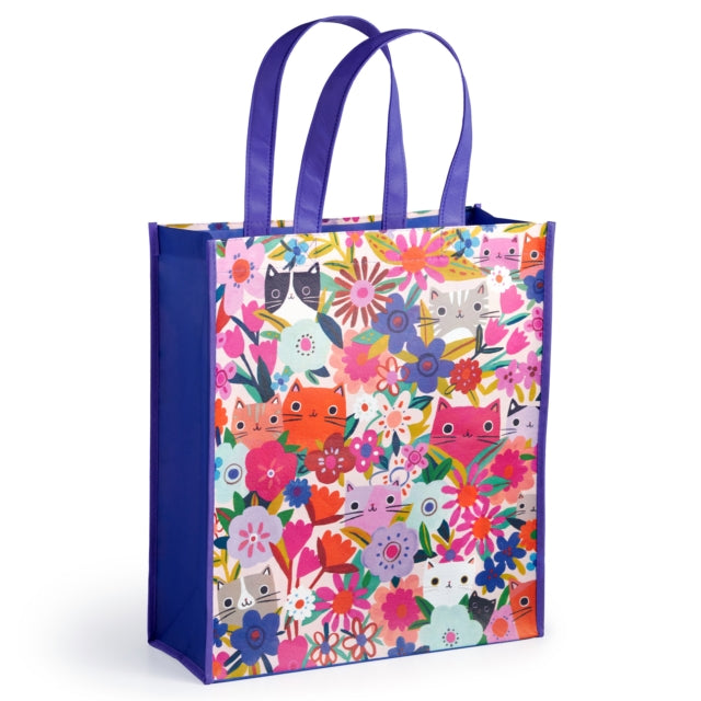 Blooming Cats Reusable Shopping Bag-9780735385245