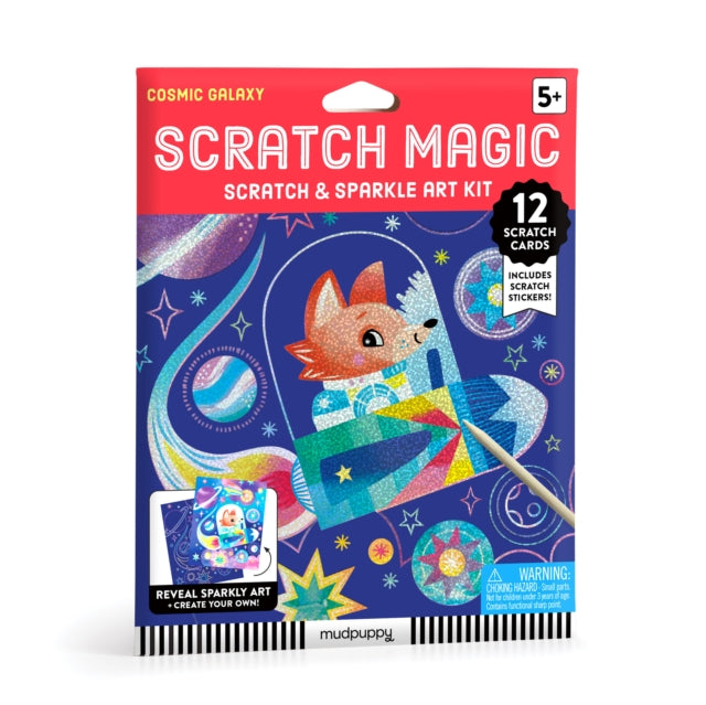 Cosmic Galaxy Scratch & Sparkle Art Activity Kit-9780735386471