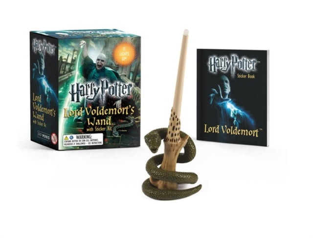 Harry Potter Voldemort's Wand with Sticker Kit : Lights Up!-9780762452415