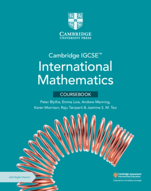 Cambridge IGCSET International Mathematics Coursebook with Digital Version (2 Years' Access)-9781009377676