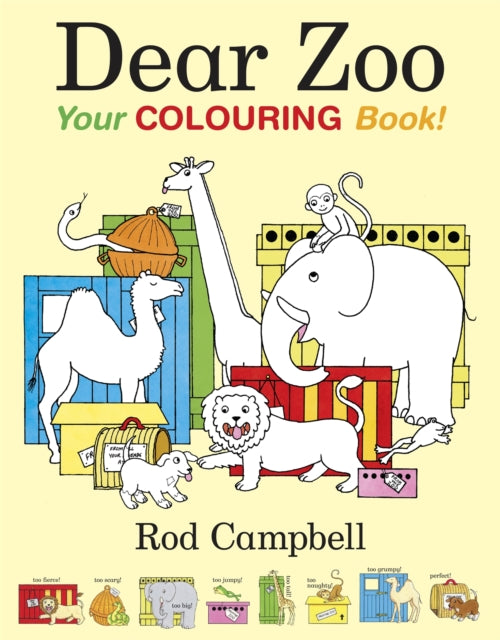 Dear Zoo: Your Colouring Book 9781035034932