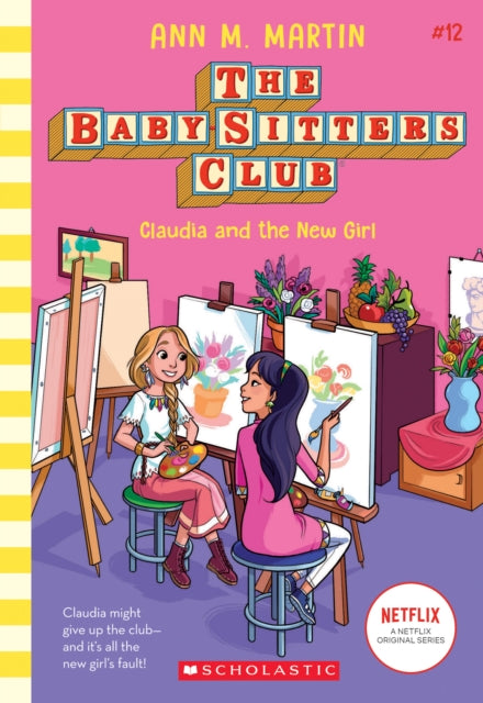 The Babysitters Club #12: Claudia and the New Girl (b&w)-9781338684933
