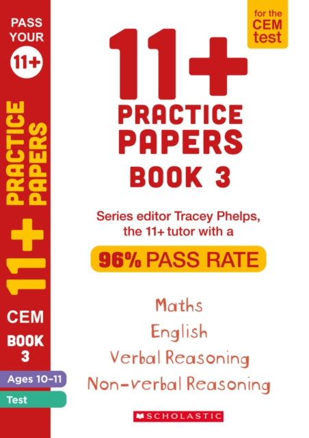 11+ Practice Papers for the CEM Test Ages 10-11 - Book 3 9781407190808