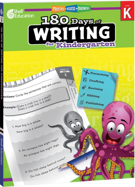 180 DaysT: Writing for Kindergarten : Practice, Assess, Diagnose 9781425815233