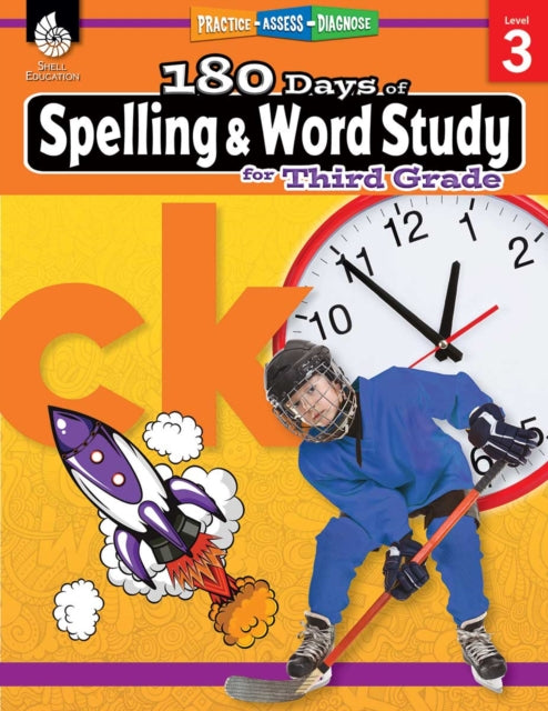 180 DaysT: Spelling and Word Study for Third Grade : Practice, Assess, Diagnose 9781425833114