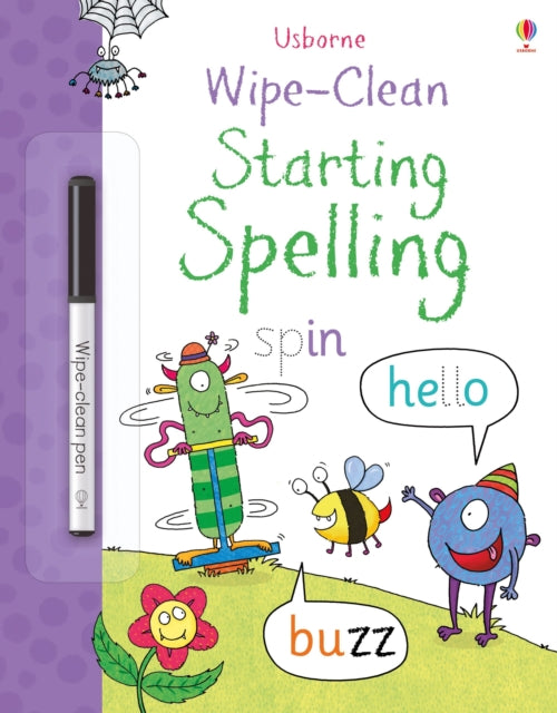 Wipe-clean Starting Spelling 9781474922340