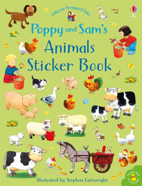 Poppy and Sam's Animals Sticker Book 9781474952774