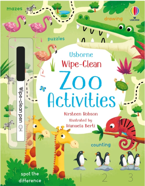 Wipe-Clean Zoo Activities 9781474986847