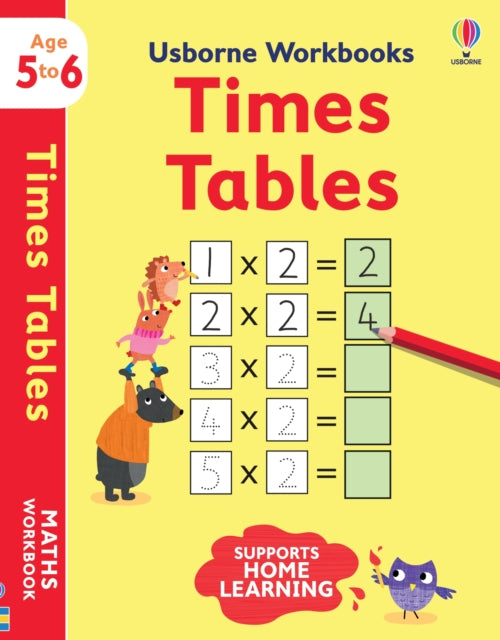 Usborne Workbooks Times tables 5-6 9781474990950