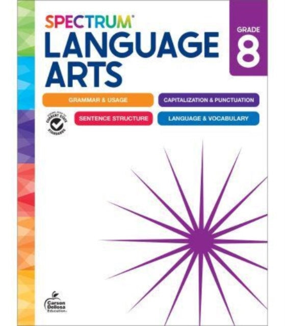 Spectrum Language Arts Workbook Grade 8 9781483871424