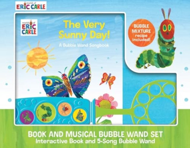 Eric Carl Bubble Wand Songbook Very Sunny Day Sound Book Set 9781503772175