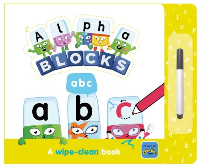 Alphablocks ABC: A Wipe-Clean Book-9781782269564