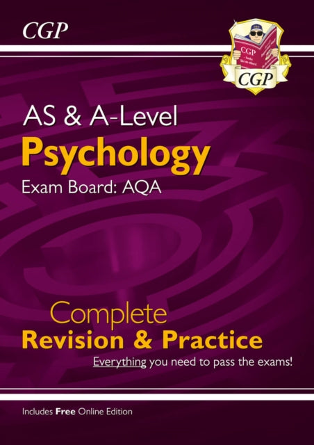 A-Level and AS Psychology: AQA Complete Revision & Practice with Online Edition (For exams in 2026)