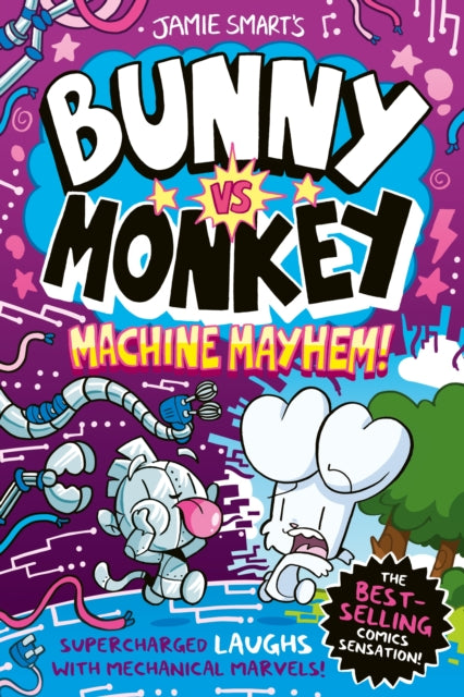 Bunny vs Monkey: Machine Mayhem (a Phoenix Comic Book, from the multi-million-selling creative genius Jamie Smart) 9781788452977