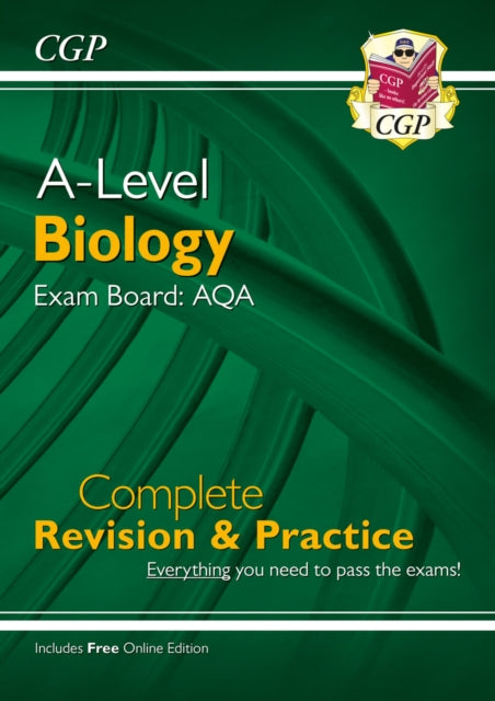 A-Level Biology: AQA Year 1 & 2 Complete Revision & Practice with Online Edition 9781789080261