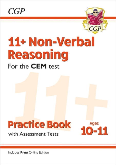 11+ CEM Non-Verbal Reasoning Practice Book & Assessment Tests - Ages 10-11 (with Online Edition) B2