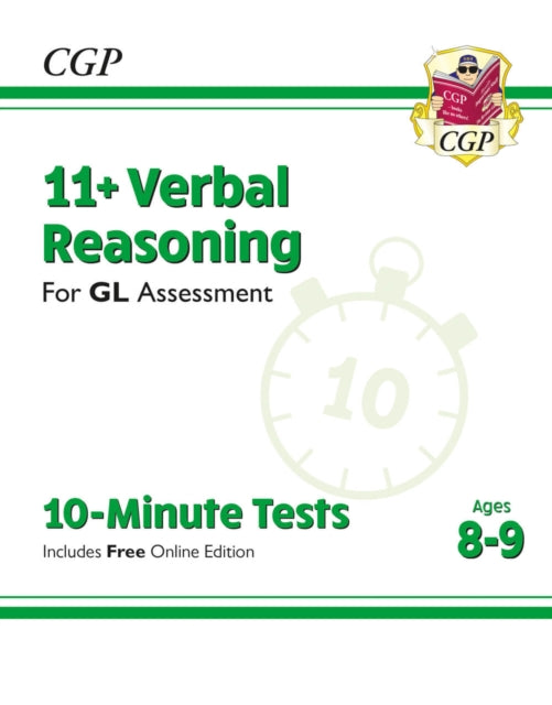 11+ GL 10-Minute Tests: Verbal Reasoning - Ages 8-9 (with Online Edition) 9781789083071