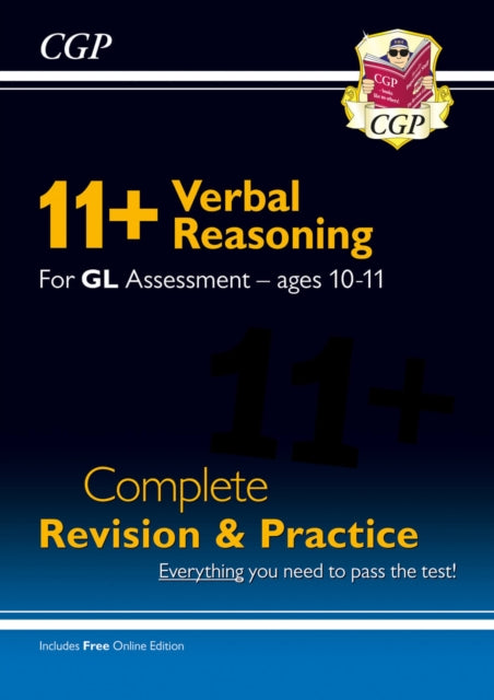 11+ GL Verbal Reasoning Complete Revision and Practice - Ages 10-11 (with Online Edition) 9781789086010