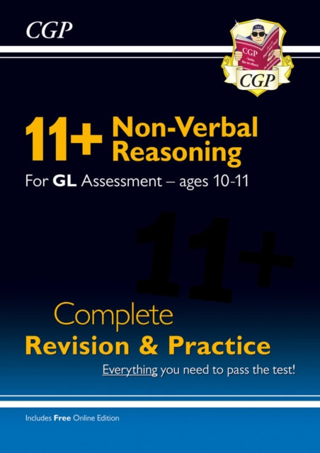 11+ GL Non-Verbal Reasoning Complete Revision and Practice - Ages 10-11 (with Online Edition) 9781789086027