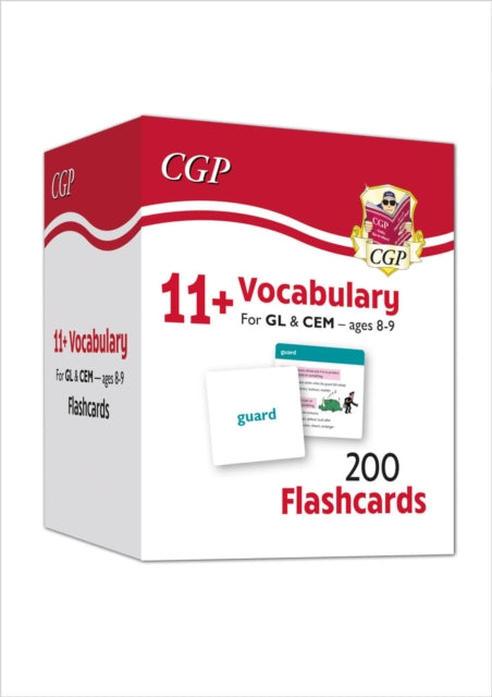 11+ Vocabulary Flashcards for Ages 10-11 - Pack 1 9781789086294