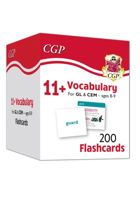 11+ Vocabulary Flashcards for Ages 8-9 - Pack 1 9781789086317