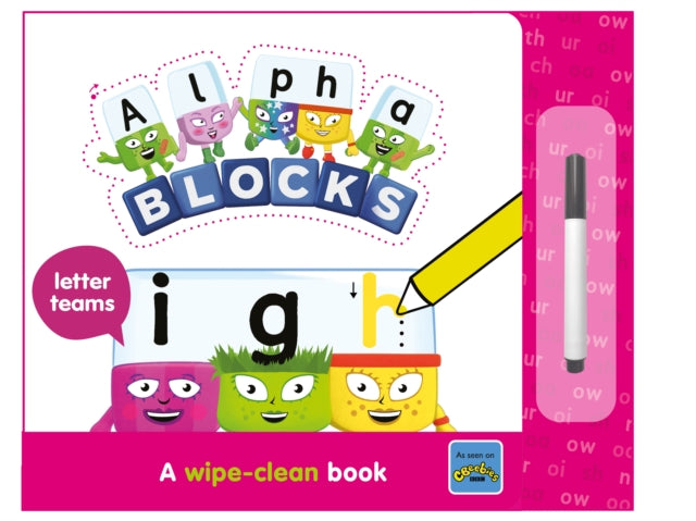Alphablocks Letter Teams: A Wipe-Clean Book-9781802630275