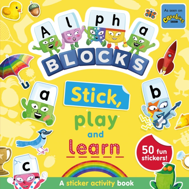 Alphablocks Stick, Play and Learn: A Sticker Activity Book-9781802630732