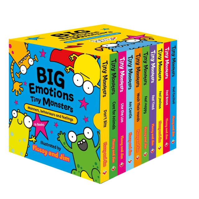 Big Emotions Tiny Monsters 10-Book Collection: Manners, Behaviours and Feelings-9781802635683