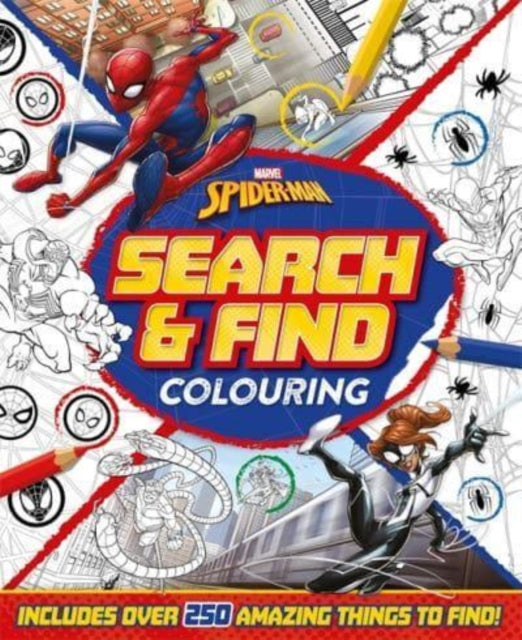 Marvel Spider-Man: Search & Find Colouring 9781803684536