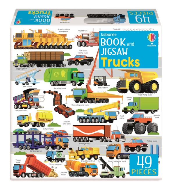 Usborne Book and Jigsaw Trucks 9781803704807