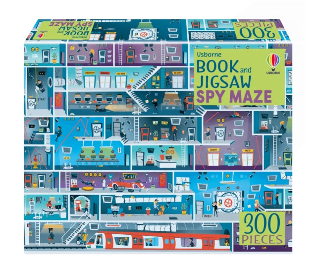 Usborne Book and Jigsaw Spy Maze 9781803705071