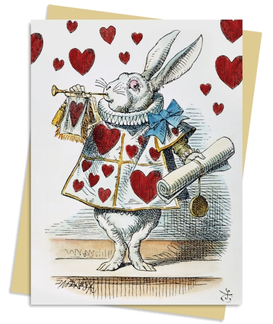 Alice's Adventures in Wonderland: White Rabbit Greeting Card Pack : Pack of 6